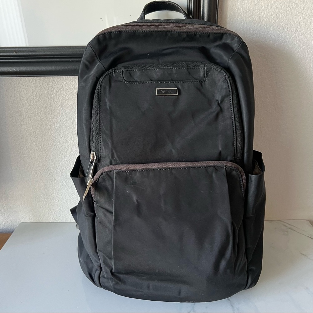 Tumi Womens Light Nylon Backpack Black